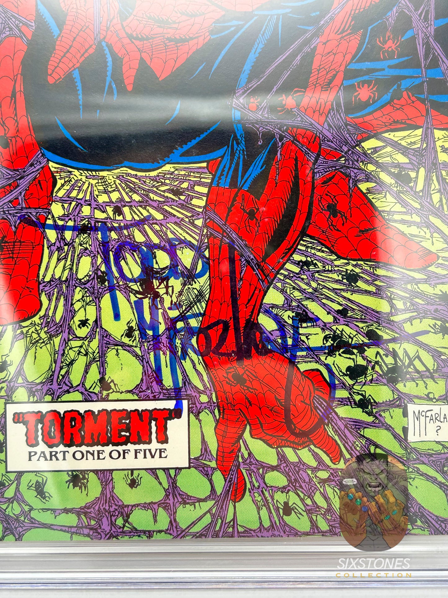 Spider-Man (1990) #1 CGC 8 – Signed by Todd McFarlane
